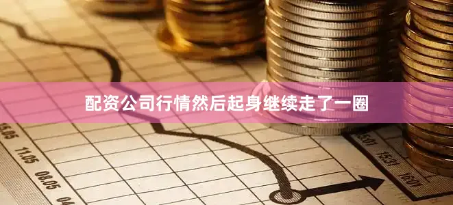 配资公司行情然后起身继续走了一圈